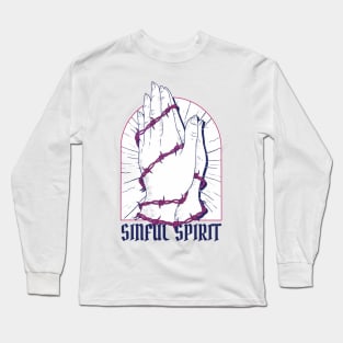 Hands praying religious Long Sleeve T-Shirt